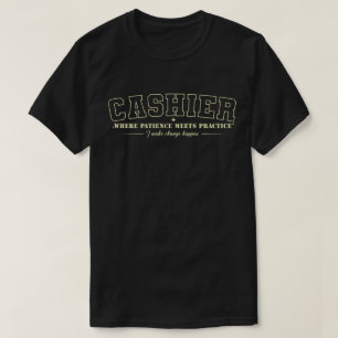 Camiseta Cajero — Donde la Paciencia se Encuentra con la Pr