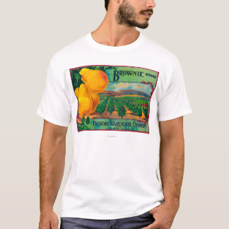 Camiseta Cajón LabelCashmere, WA de la pera del brownie