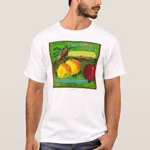 Camiseta Cajón LabelMilton, WA de Apple de Hopson