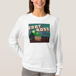 Camiseta Cajón LabelSebastopol, CA de Ross Apple del fuert