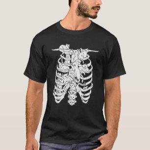 Camiseta Cajones de cinta Pastel Gótico Ropa Alt Ropa Estét
