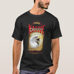 Camiseta Cajuenche Nativo Estadounidense Águila Espíritu Vi