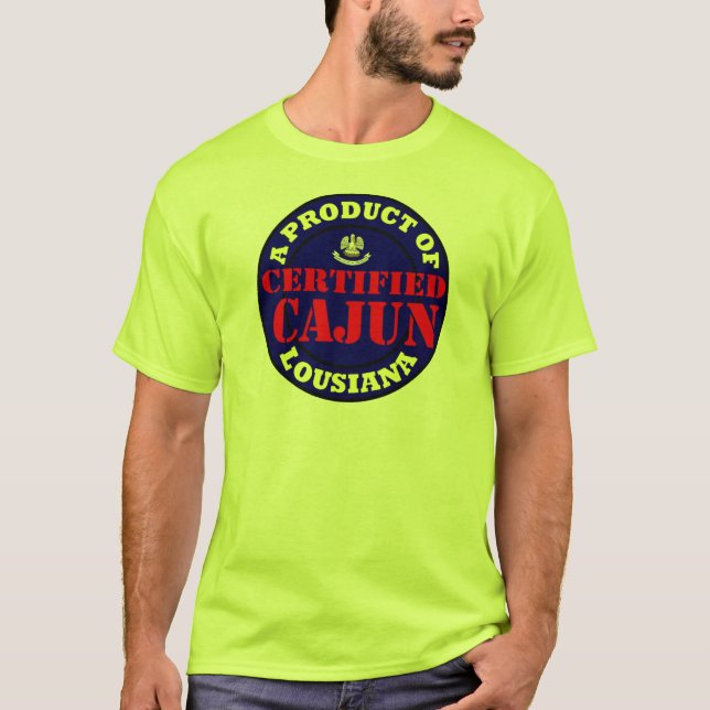 Camiseta Cajún CERTIFICADO (Anverso)