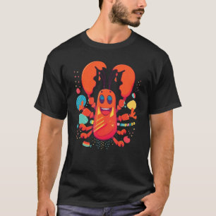 Camiseta Cajun Crawfish Fiesta Cubo Crawfish Sur M