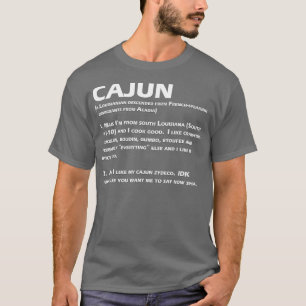 Camiseta Cajun Definition Funny Louisiana Creole