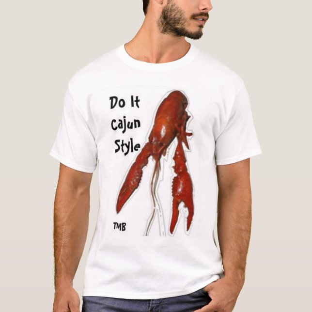 Camiseta Cajun_Style_Crawfish_tshirt (Anverso)