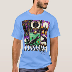 Camiseta Cajun Twilight Louisianas Bayou American Vintage