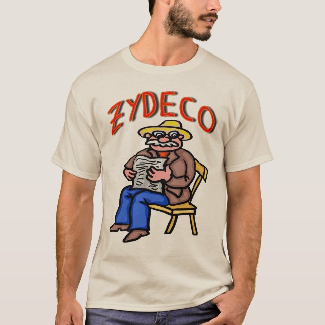 Camiseta Cajun Zydeco Man (Anverso)
