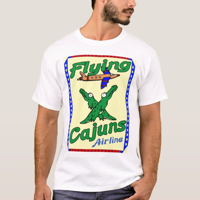 Camiseta Cajunes voladores (Anverso)
