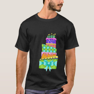 Camiseta Cake Cake T-Shirt de cumpleaños - (Sólo hombres ne