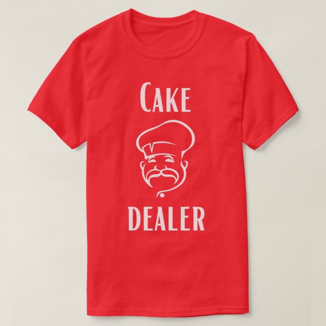 Camiseta Cake Dealer (Diseño del anverso)