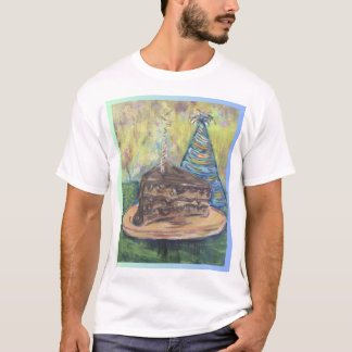 Camiseta Cake T-Shirt de cumpleaños