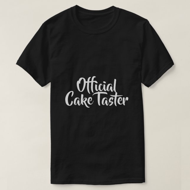 CAMISETA CAKE TASTER FUN (Diseño del anverso)