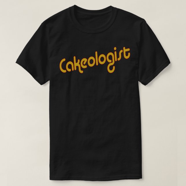 Camiseta Cakeólogo (Diseño del anverso)