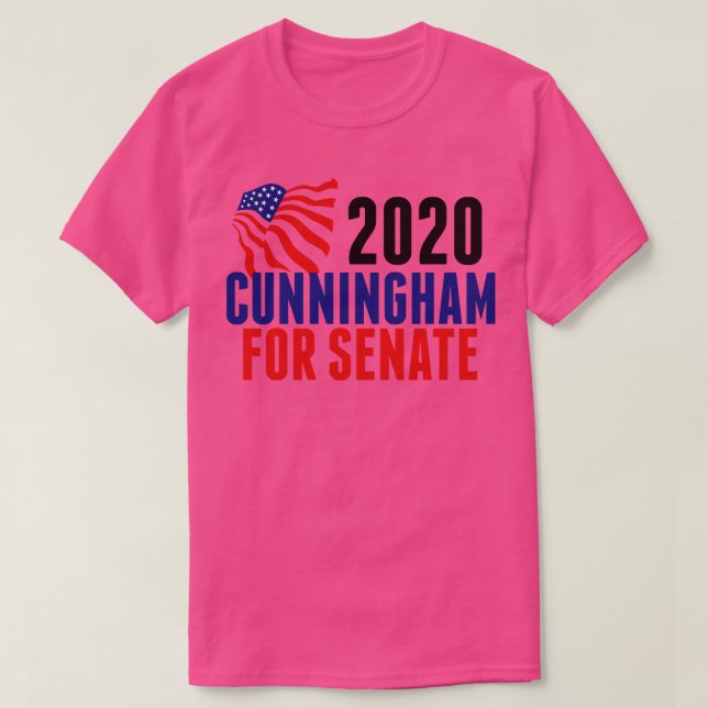 Camiseta Cal Cunningham para el Senado (Diseño del anverso)