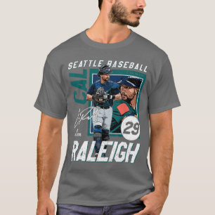 Camiseta Cal Raleigh Seattle jugadores de béisbol de MLB ML