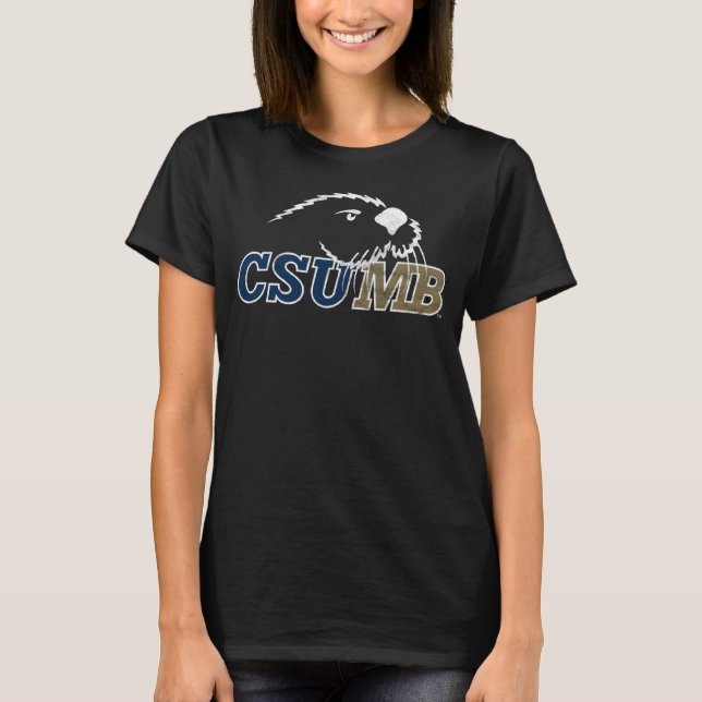 Camiseta Cal State Monterey Bay CSUMB Otters estresado Pri (Anverso)