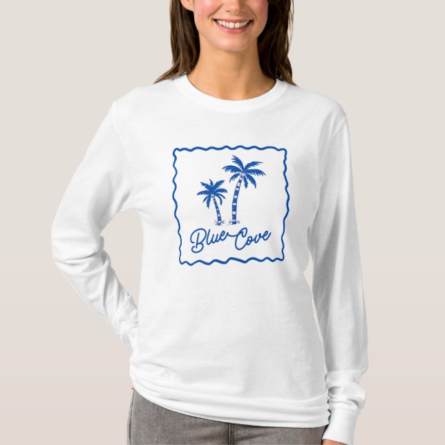Camiseta Cala Azul (Anverso)