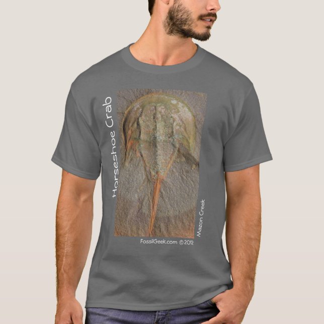 Camiseta Cala "cangrejo de herradura " de Mazon (Anverso)