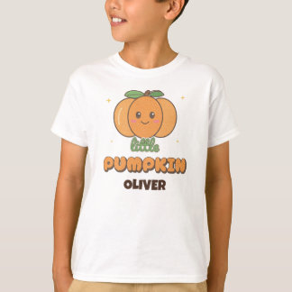Camiseta Calabacita Personalizada para Niños en Halloween y