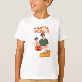 Camiseta calabaza a la tarta