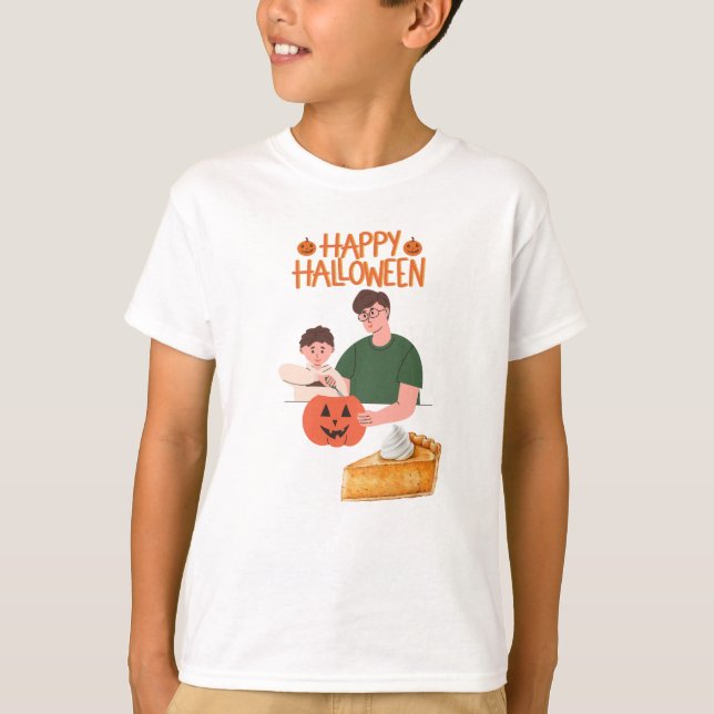 Camiseta calabaza a la tarta (Anverso)