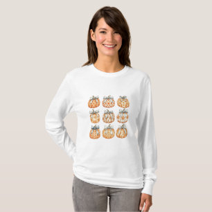 Camiseta Calabaza acogedora de otoño