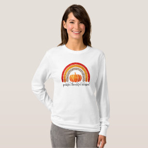 Camiseta Calabaza agradecida, bendita y agradecida de Acció