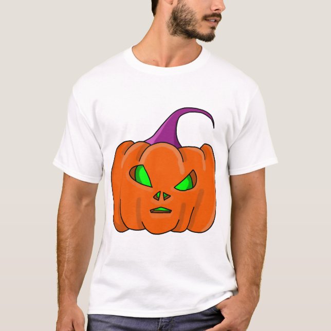 Camiseta Calabaza Alien de Halloween (Anverso)