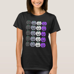 Camiseta Calabaza Asexual De Halloween Lgbtq Para El Hallow