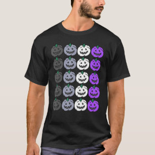 Camiseta Calabaza Asexual De Halloween Lgbtq Para El Hallow