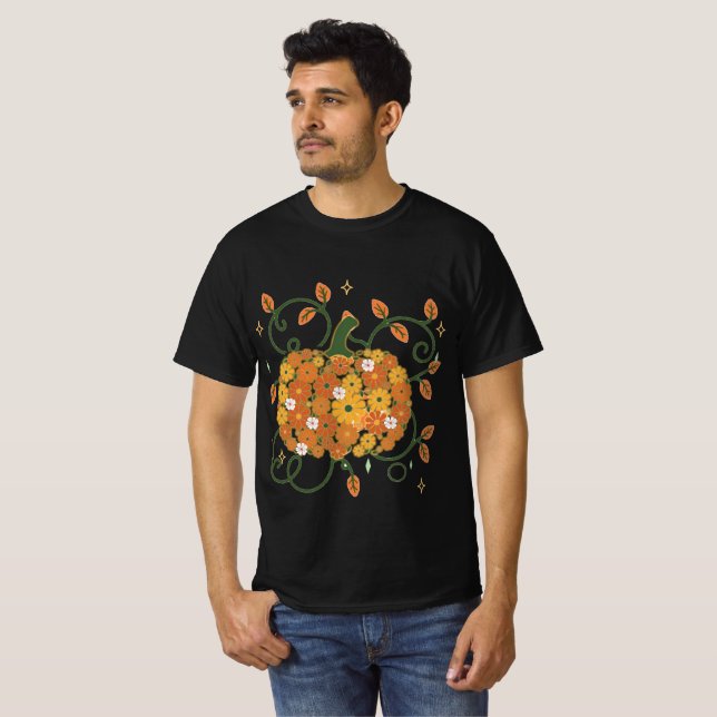 Camiseta Calabaza boho (Anverso completo)