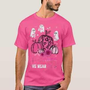 Camiseta Calabaza Boo En Octubre Usamos Cáncer De Mama Rosa