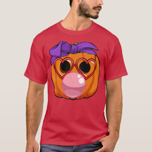Camiseta Calabaza Bubblegum Lazy Halloween Disstume lindo J