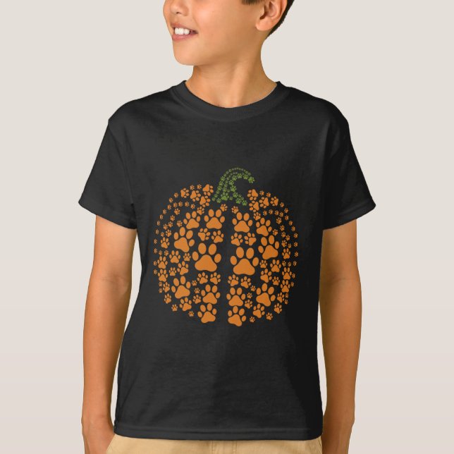 Camiseta Calabaza Calabaza Imprimir Calabaza Perro Mujeres  (Anverso)