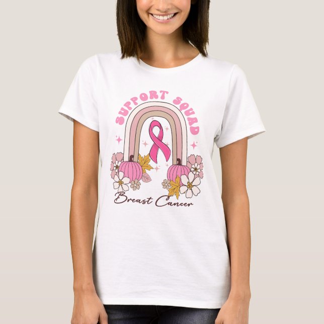 Camiseta calabaza Cáncer de mama de Acción de Gracias Conci (Anverso)