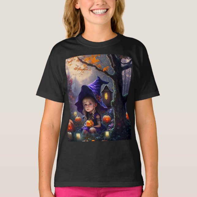 Camiseta calabaza/capricho/Halloween/personalizado (Anverso)