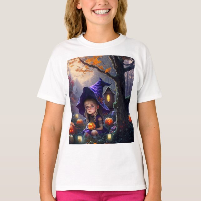 Camiseta calabaza/capricho/Halloween/personalizado (Anverso)