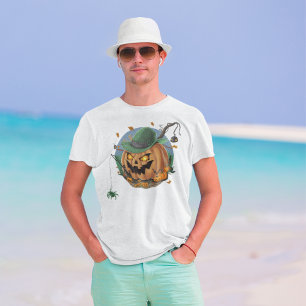 Camiseta Calabaza captura araña para Halloween