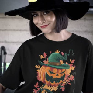 Camiseta Calabaza captura araña para Halloween