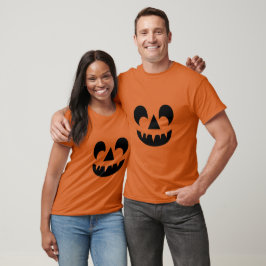 Camiseta Calabaza Cara de Jack O Lantern