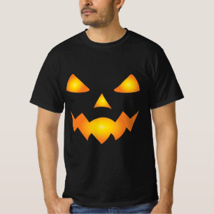Camiseta Calabaza cara Jack O Lantern Halloween Spooky