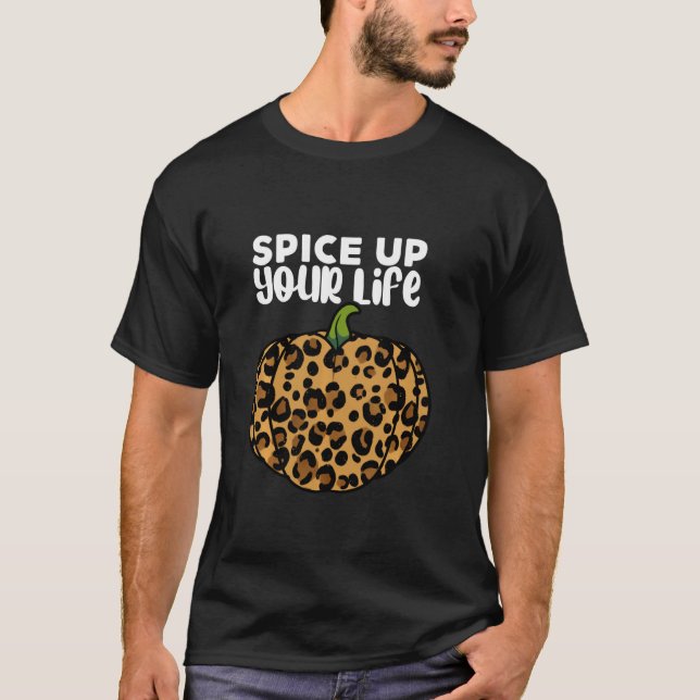 Camiseta Calabaza Chita Spice Up Your Life Exotic Fall Leo (Anverso)