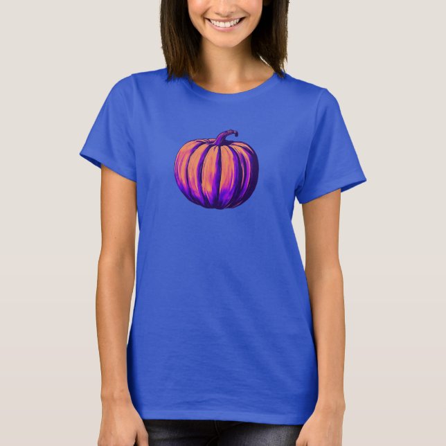 Camiseta Calabaza colorida (Anverso)
