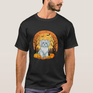 Camiseta Calabaza con disfraz divertida de Halloween Perro