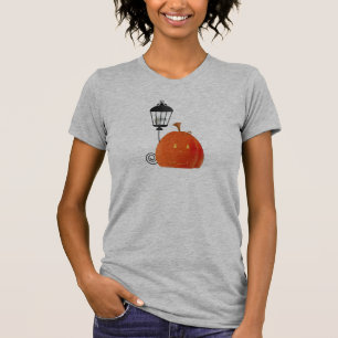 Camiseta Calabaza con la entrada de la lámpara