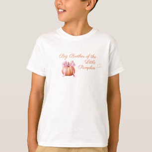 Camiseta Calabaza con lazo rosa “Hermano mayor de la calaba