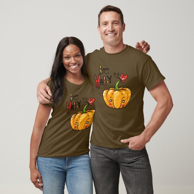 Camiseta Calabaza Cuta "Hola" (Unisexo)