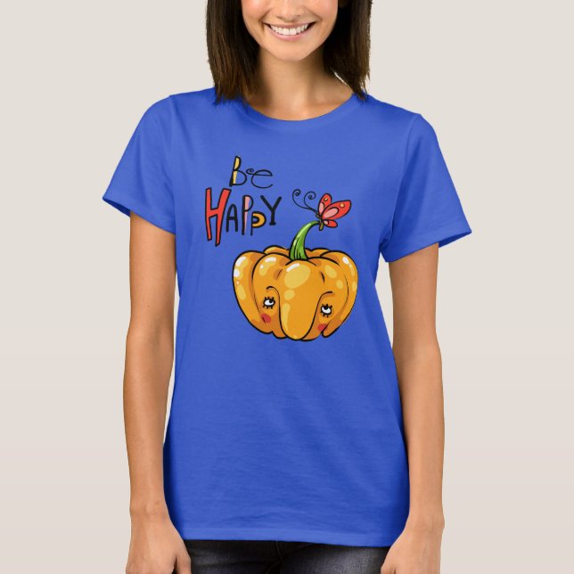Camiseta Calabaza Cuta "Hola" (Anverso)