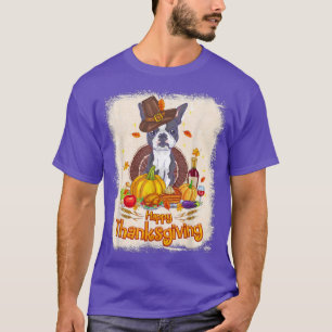 Camiseta Calabaza de Acción de Gracias con sangre Cae Terri